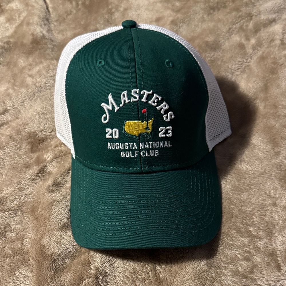 Masters Augusta National 2023 Green & White Trucker Hat
